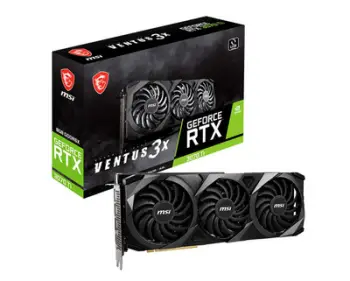 Kartelë grafike MSI RTX 3070 TI VENTUS 3X 8G NVIDIA GeForce RTX 3070 TI 8 GB GDDR6