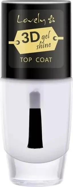 Llak për thonjë Lovely 3D Top Coat, 8 ml