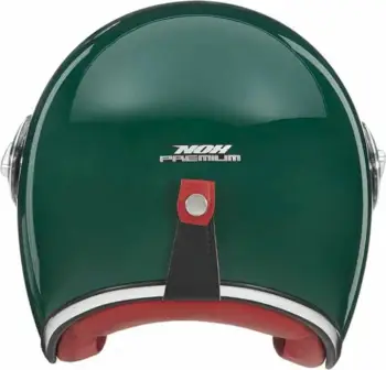 Helmetë moto Nox Premium Jet Heritage, polikarbonat, xham kundër rrezeve UV, e zezë