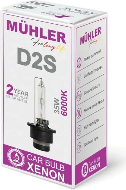 Lampa D2s 6000k Kuti Muhler - 1