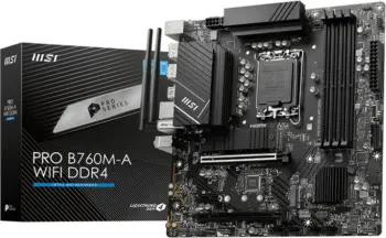 Pllakë amë MSI PRO B760M-A WIFI DDR4 - Intel B760