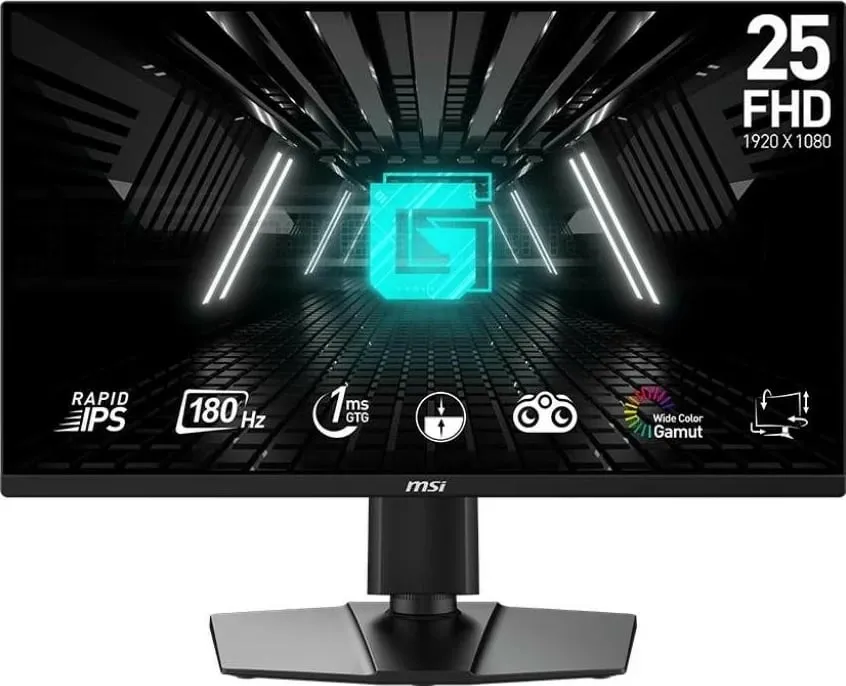 Monitor MSI G255PF E2, 24.5 inch, Rapid IPS, 180Hz, 1ms, Full HD, zi - 1