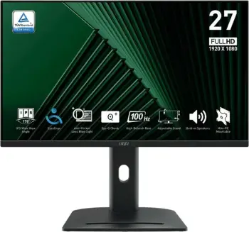 Monitor MSI Pro MP275PG, 27", IPS, Full HD, 100Hz, 1ms, i zi