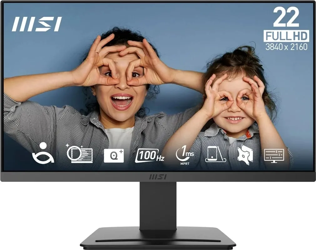 Monitor MSI PRO MP223 E2, 21.4", Full HD, LED, i zi - 1