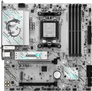 Pllakë amë MSI B840M GAMING PLUS WIFI6E, Socket AM5, micro ATX, Bardhë