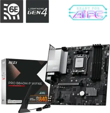 Pllakë amë MSI PRO B840M-P WIFI6E, Socket AM5, ATX, Wi-Fi 6E