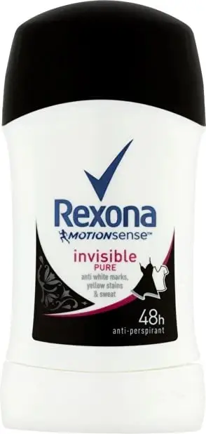 Deodorant Stick Rexona, Invisible pure 48H, 40 ml