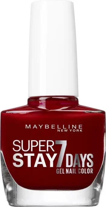 Llak për thonj Maybelline Super Stay 7 Days Forever Strong, 501 Cherry Sin, 10ml