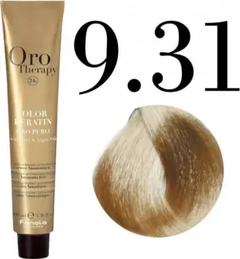 Ngjyrë për flokë Fanola Oro Therapy, 9/31, 100 ml