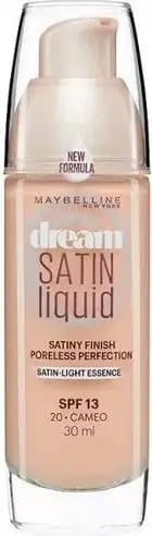 Pudër e lëngshme Maybelline Dream Satin Perfection no. 20 Cameo, 30 ml