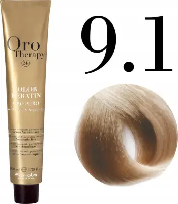 Ngjyrë për flokë Fanola Oro Therapy, 9/1, 100 ml