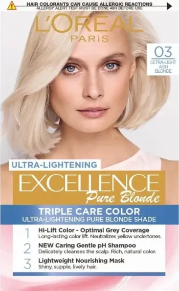 Ngjyrë për flokë Loreal Exellence no. 03 48 ml + hidrogjen 72 ml