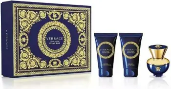 SET Versace Dylan Blue Purple ,Eau De Parfum 50 ml +Shower Gel+Body Lotion