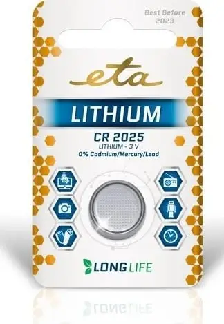Bateri Eta Lithium CR2025