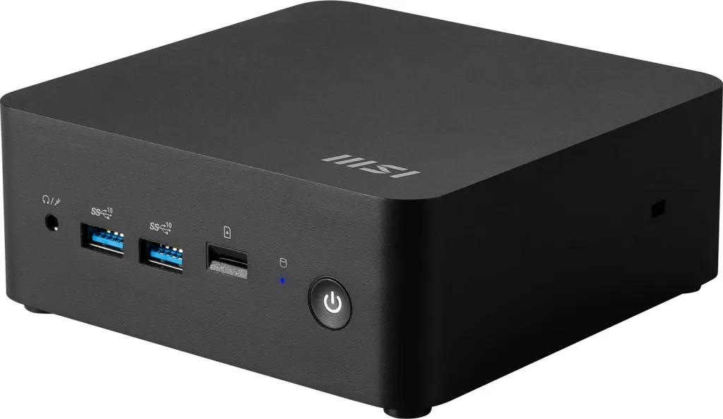 Mini PC MSI Cubi NUC 1MG-008BDE, Intel SoC, DDR5-SDRAM, 0.84L, e zezë - 5