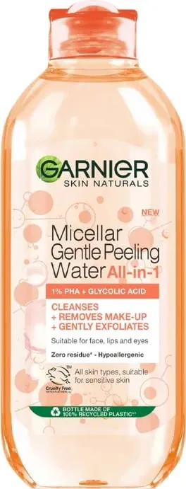 Pastrues për fytyrë Garnier Gente Peeling Water, 400 ml - 1