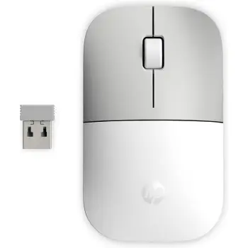 Maus wireless Hewlett Packard Z3700, 1200 DPI, i bardhë