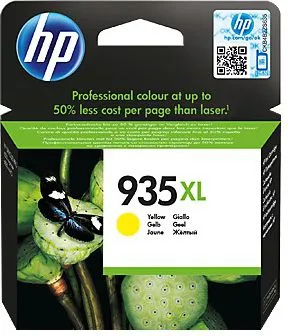 Ngjyrë printeri HP 935XL, 9.5ml, e verdhë - 1