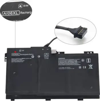 Bateri për laptop HP ZBook 17 808451-002, Litium-jon, e zezë