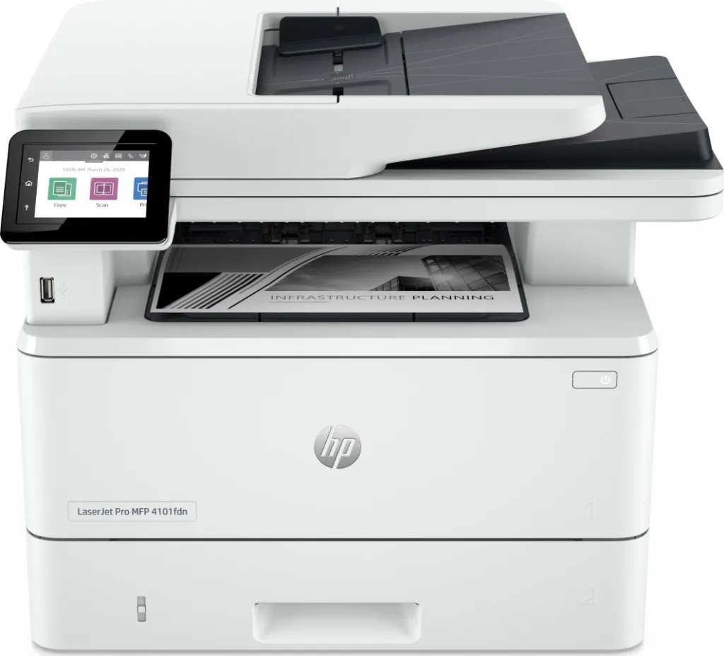 Printer multifunksional HP LaserJet Pro 4102DW, i bardhë - 4