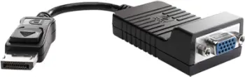 Përshtatës HP DisplayPort -D-Sub (VGA) (F7W97AA), i zi