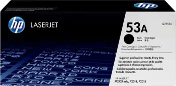 Toner HP 53A (Q7553A) origjinal, rendiment 2,400–4,400 faqe, i zi, 1 copë