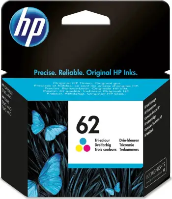 Kartrixh boje, HP, 62 C2P06AE, 4.5 ml, rendiment 165 faqe, standard, tri-color C/M/Y