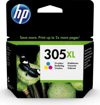 Fishek boje, HP, 305XL / 3YM63AE, XL rendiment ~200 faqe, cian magenta e verdhë