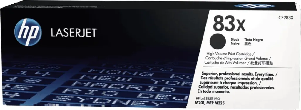 Toner HP 83X CF283X 2200 faqe, zi - 1