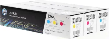 Toner HP 126A CF341A, rendiment 1000 faqe, multipack 3-copësh, Cian Magenta Yellow
