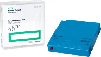 Kasetë të dhënash LTO-9 HP Q2079A 45TB të kompresuar (18TB native) Ultrium RW