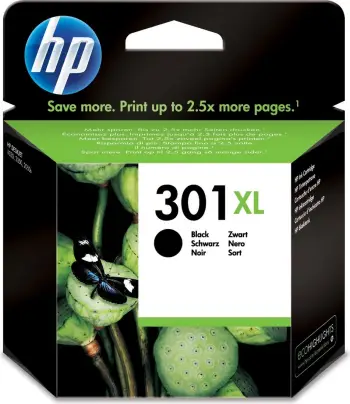Kartrixh bojë, HP, 301XL CH563EE, 8 ml, rendiment 430 faqe, XL, e zezë