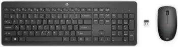 Set tastierë dhe Maus HP 230 18H24AA#ABD wireless GER layout madhësi standarde, e zezë