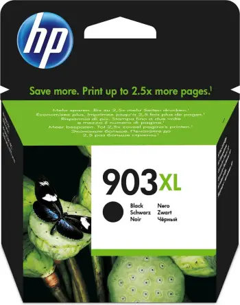 Kartutxh boje, HP, 903XL T6M15AE, 20 ml 750 faqe XL, e zezë