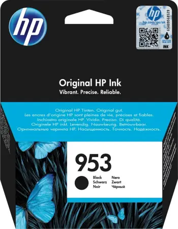 Kartush boje, HP, 953 L0S58AE, 20 ml 900 faqe standard, e zezë