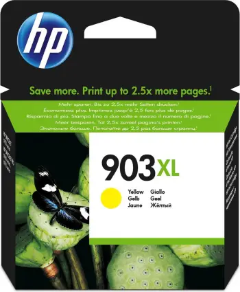 Kasetë boje, HP, 903XL T6M11AE, 8.5 ml, rendiment 750 faqe, XL, e verdhë