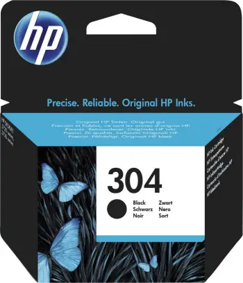 Kartush boje, HP, 304 N9K06AE, 4 ml, deri 120 faqe, e zezë
