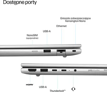 Laptop HP EliteBook 8 G1a 16", Ryzen AI 7 PRO, 16GB RAM, 512GB SSD, argjendtë