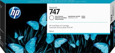 Kartutxh boje, HP, 747 (P2V87A), Gloss Enhancer, 300 ml - 1