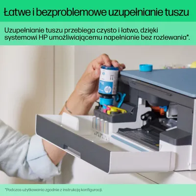 Printer multifunksional HP Smart Tank 585, Inkjet termal, i kaltër - 3