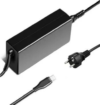 Adapter rryme për laptop HP, 65W, USB C, i zi