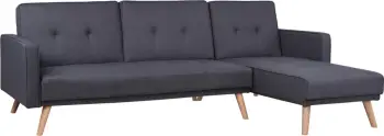 Kënd divan i kthyeshëm, krevat, material gri, Talia FH3153, 269x152x87cm