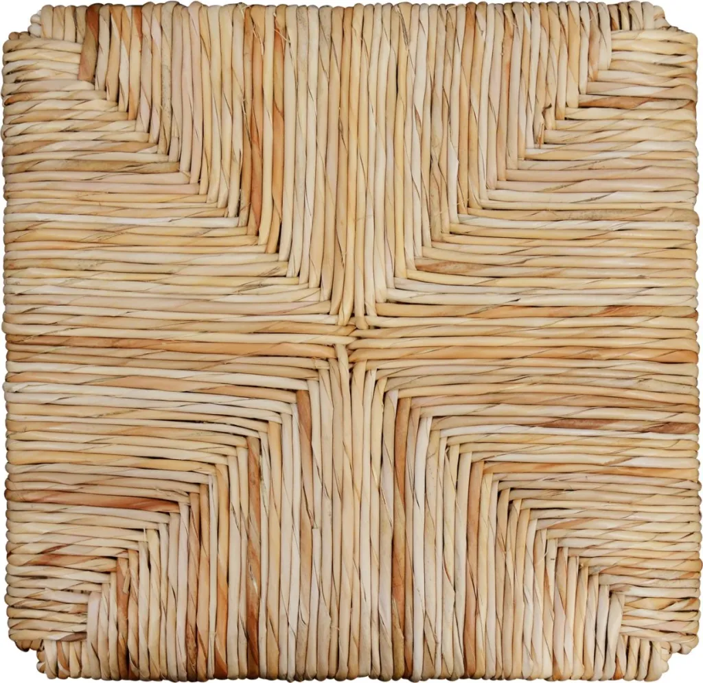 Sedilje rezervë për karrige druri, kashtë gruri, 37x37x3.5cm - 1