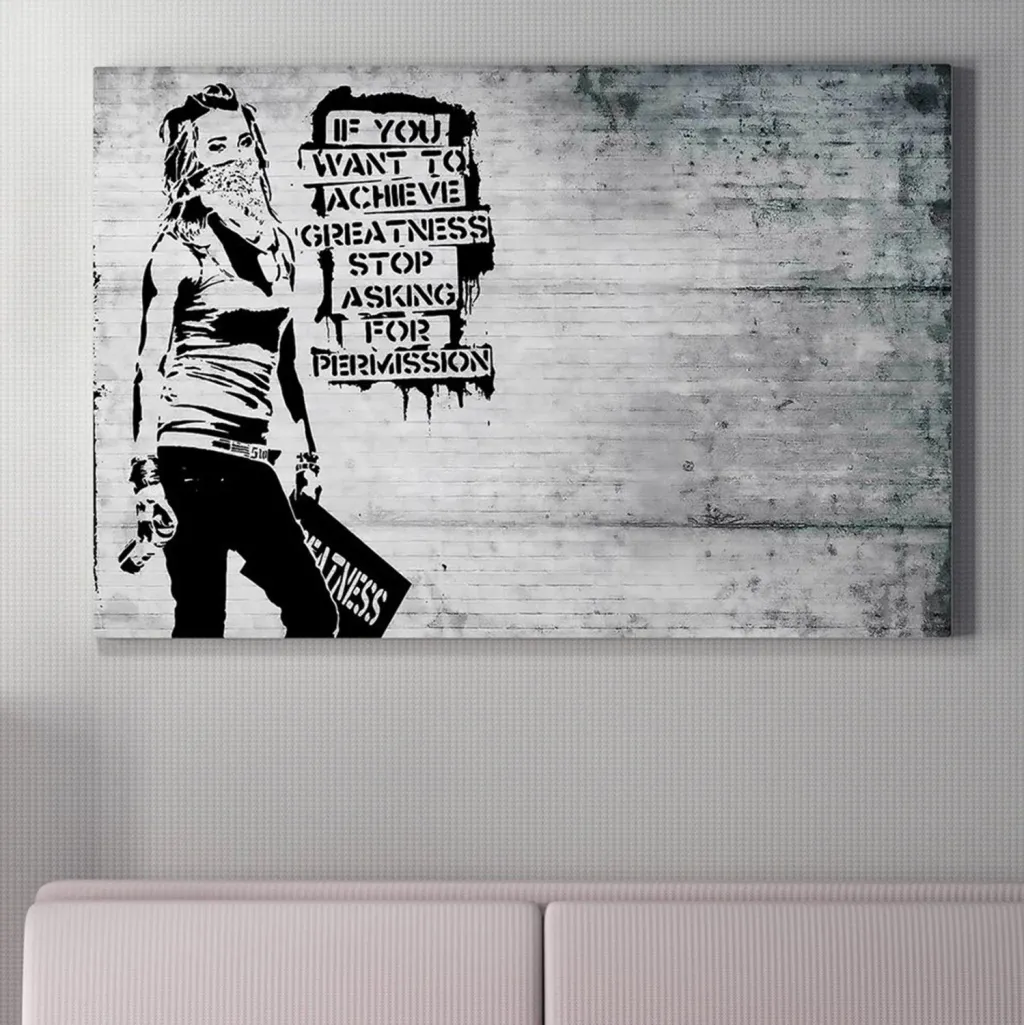 Pikturë muri GOBI, kanavacë e printuar, 70x3x50cm - 2
