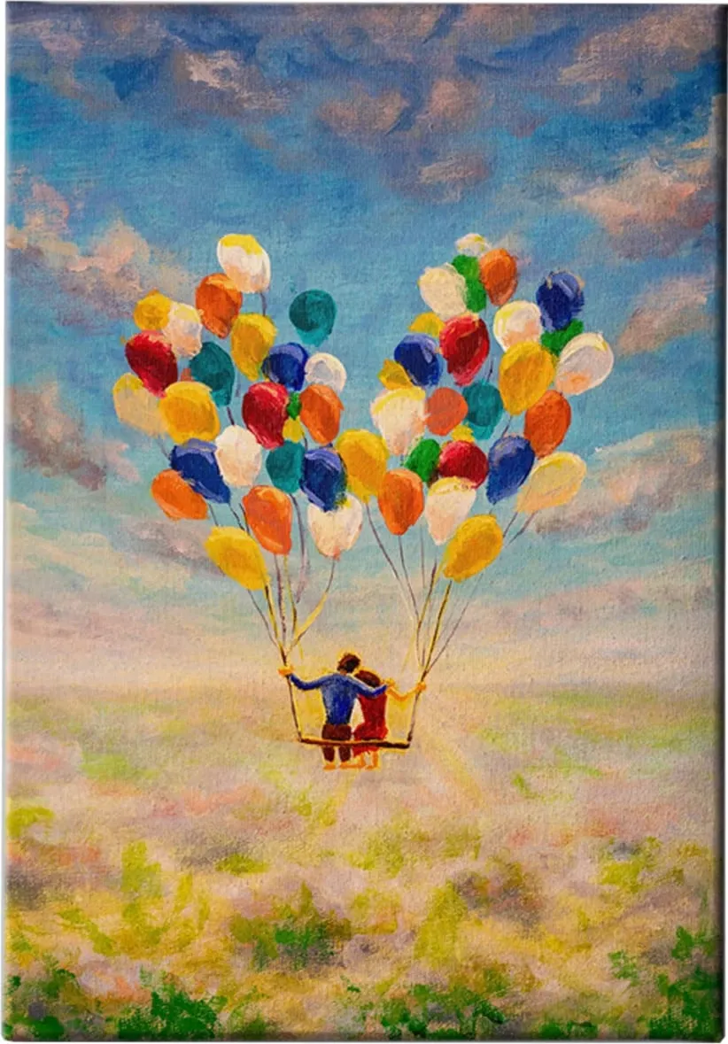 Pikturë muri GOBI FH4761, kanavacë e printuar, 50x3x70cm - 1