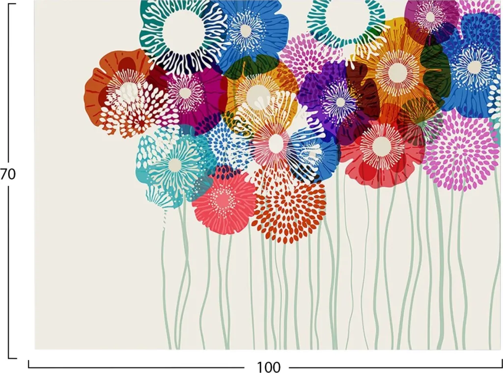 Pikturë muri GOBI FH4776, kanavacë e printuar, 100x3x70cm - 2