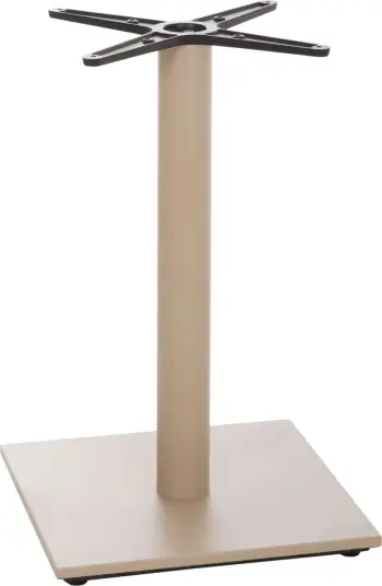 Baza tavoline metalike, ngjyrë kapuçino mat, FH438.25, 46x46x72cm