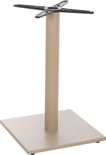 Këmbë tavoline alumini, ngjyrë kapuçino, FH475.25, 46x46x72cm