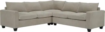 Kënd divani CALDER, material stof, bezhë, FH3286.03, 254x254x90(seat)x91cm