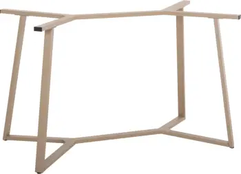 Kornizë metalike për tavolinë, ngjyrë kapuçino mat, FH471.25, 111x60x71cm